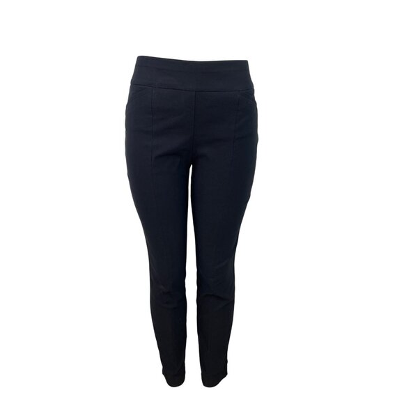 Chico's So Slimming Womens Black Pull-On Pants Size O.5 Regular - Picture 1 of 7